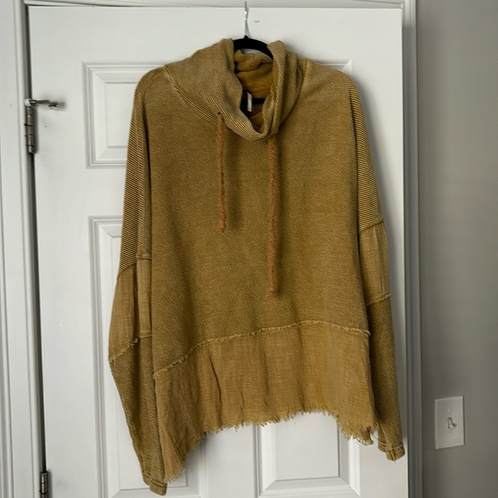 Free People Yellow Sweater
